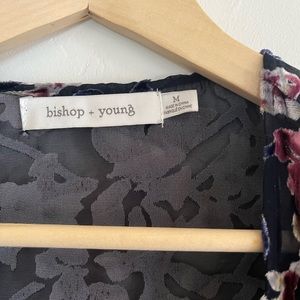 Felted floral kimono